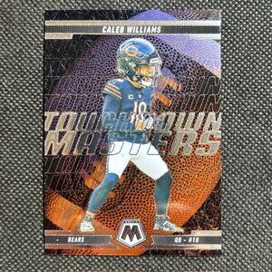 2025 Panini Mosaic Caleb Williams #13 TOUCHDOWN MASTERS Chicago Bears